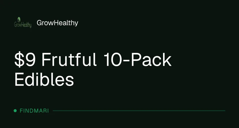 GrowHealthy: $9 Frutful 10-Pack Edibles, oferta de comestibles en Florida