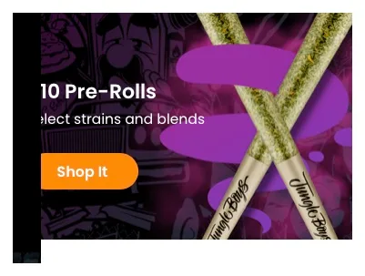 Jungle Boys: 10 Pre-Rolls Select Strains and Blends