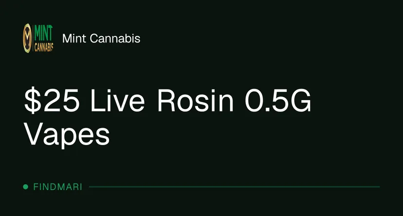 Mint Cannabis deal