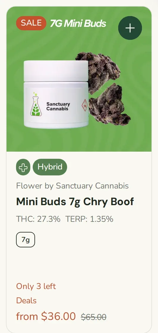 Sanctuary Cannabis deal