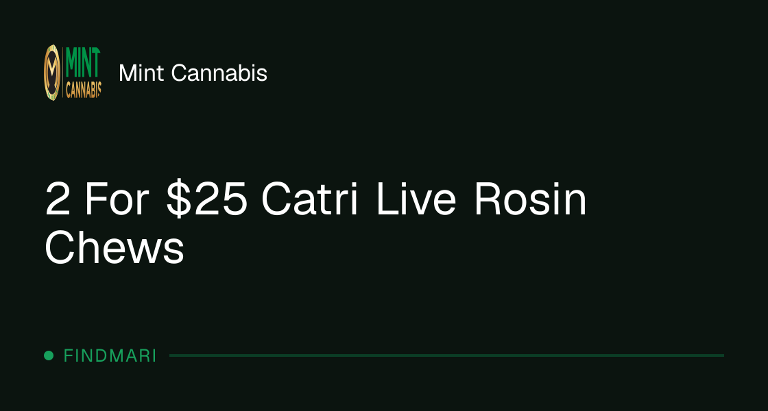 Mint Cannabis deal