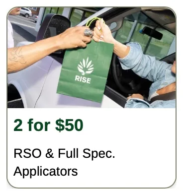 Rise: 2 for $50, concentrates deal in Florida