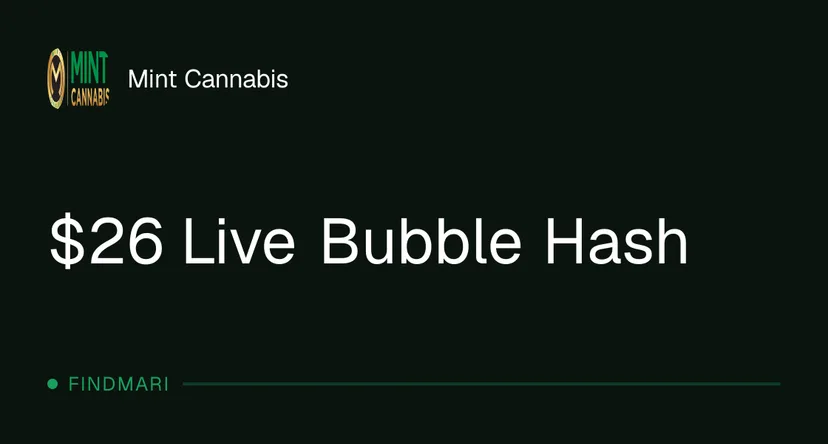 Mint Cannabis deal