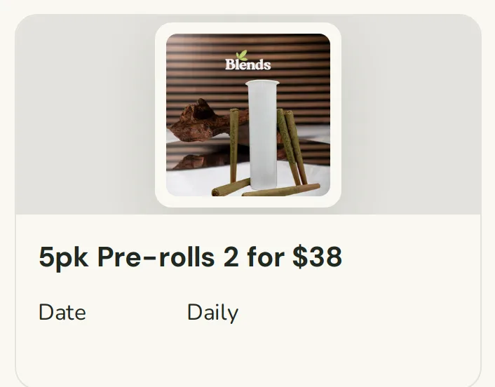 Sanctuary Cannabis: 5pk Pre-rolls 2 for $38, oferta de prerrollados en Florida