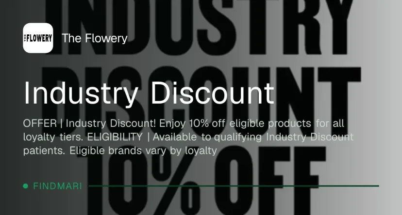 The Flowery: Industry Discount! Enjoy 10% off eligible products, oferta de industry en Florida