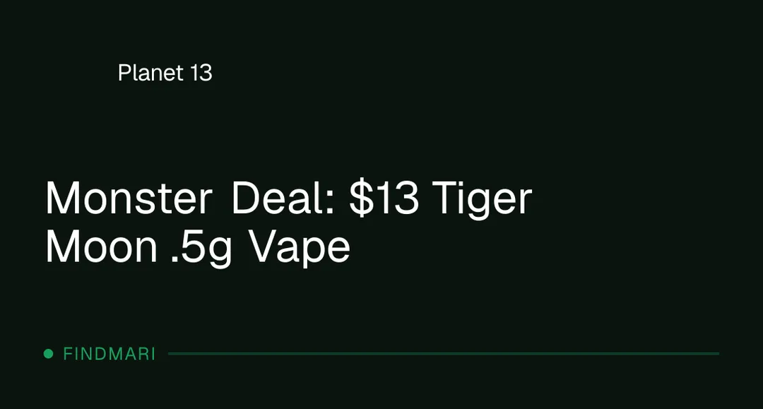 Planet 13: Vapes deal