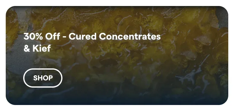 Insa: 30% Off - Cured Concentrates & Kief, oferta de concentrados en Florida