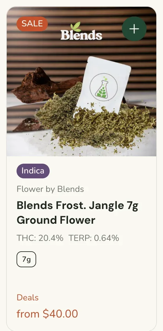 Sanctuary Cannabis: Blends Frost. Jangle 7g Ground Flower from $40.00 in Florida