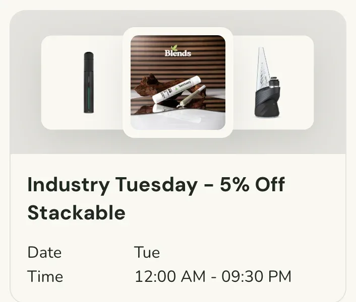 Sanctuary Cannabis: Industry Tuesday – 5% Off Stackable in Florida