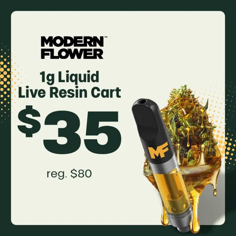 Trulieve: 1g Liquid Live Resin Cart $35, vapes deal in Florida