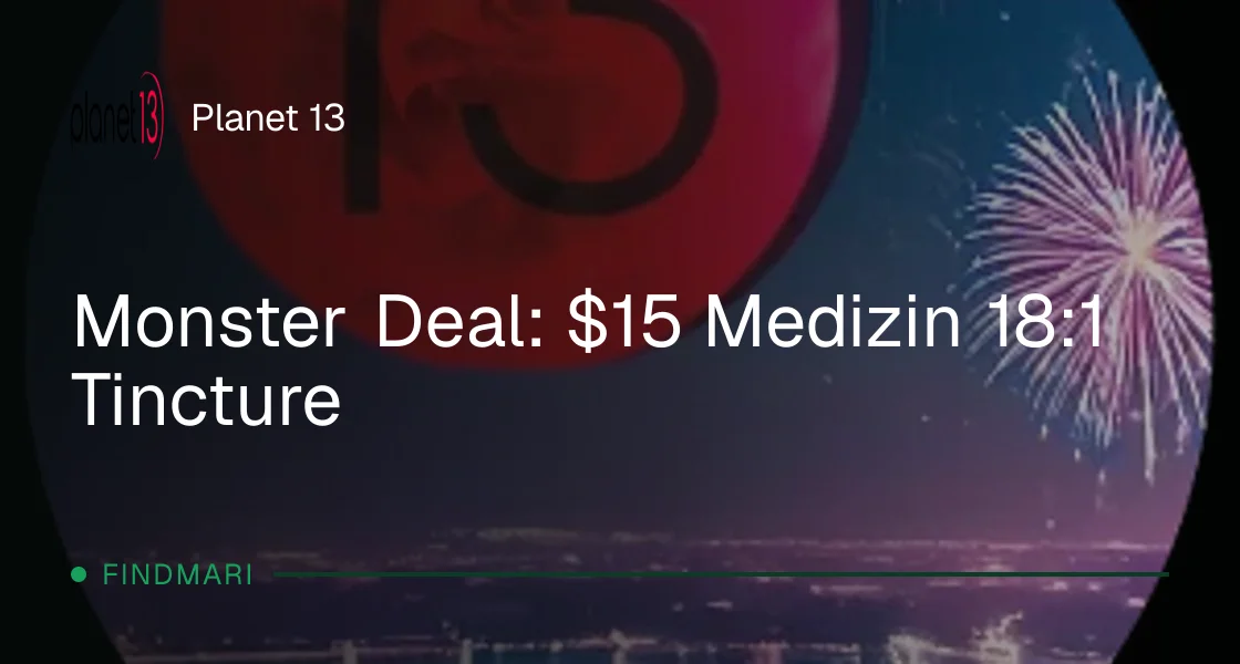 Monster Deal: $15 Medizin 18:1 Tincture