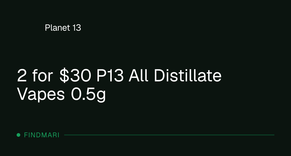 Planet 13 deal