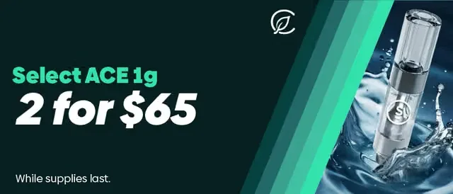 Curaleaf: Select ACE 1g 2 for $65 in Florida