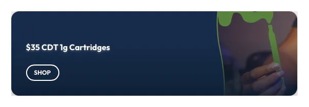 Ayr Cannabis Dispensary: $35 CDT 1g Cartridges, oferta de vapeadores en Florida